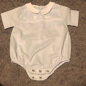Newborn Boys Handstitched Bodysuit